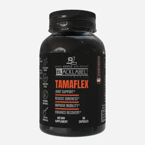 BlackLabel TamaFlex – Joint Support Formula with Turmeric & Tamarind | Reduce Soreness + Boost Mobility | 60 Capsules Healthcare Supplement Fitness Supplement