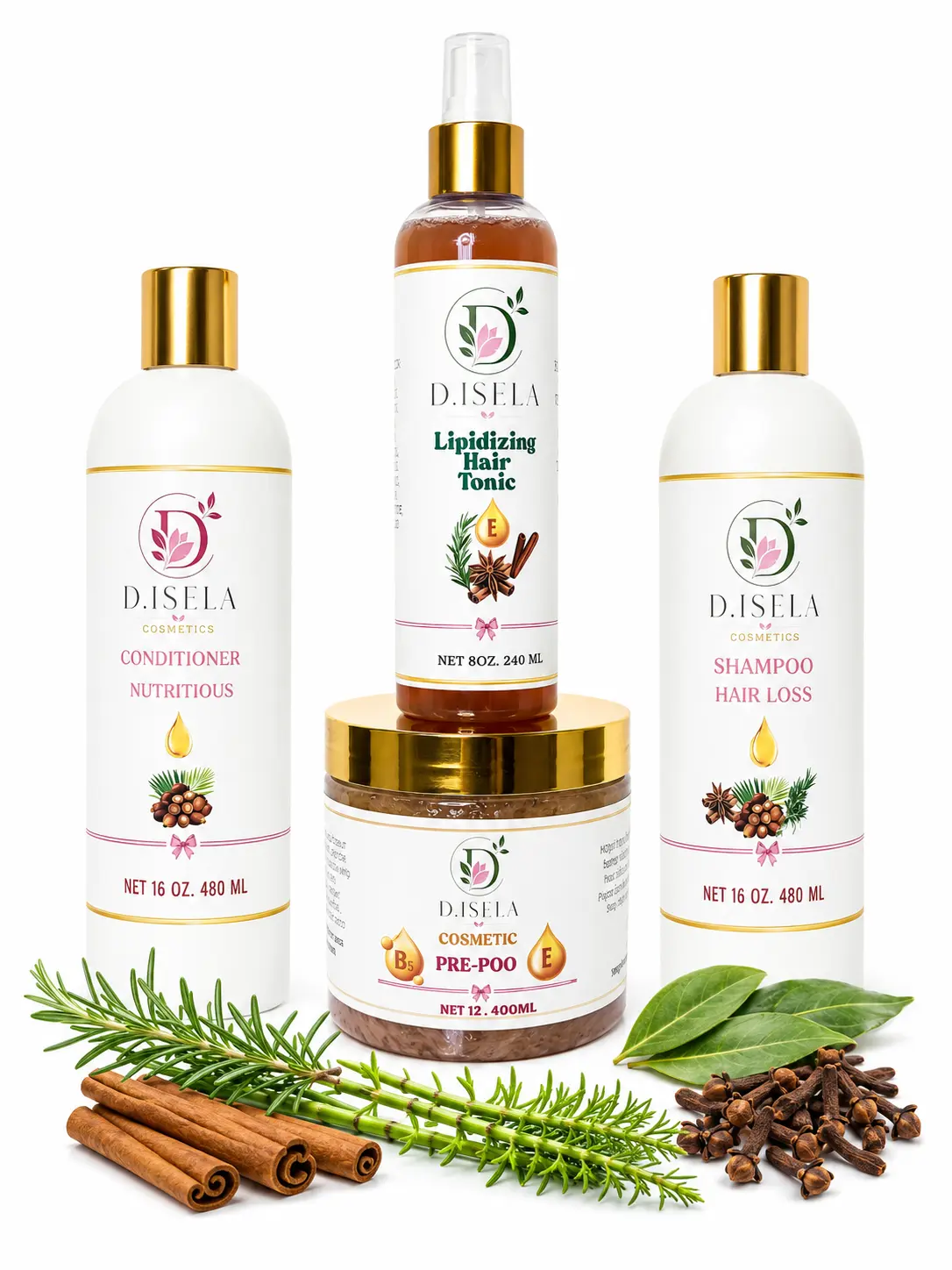 D ISELA BOTANICAL ESENCIAL BASIC KIT AHIR LOSS Y ANTI-DANDRUFF HAIR CARE SYSTEM