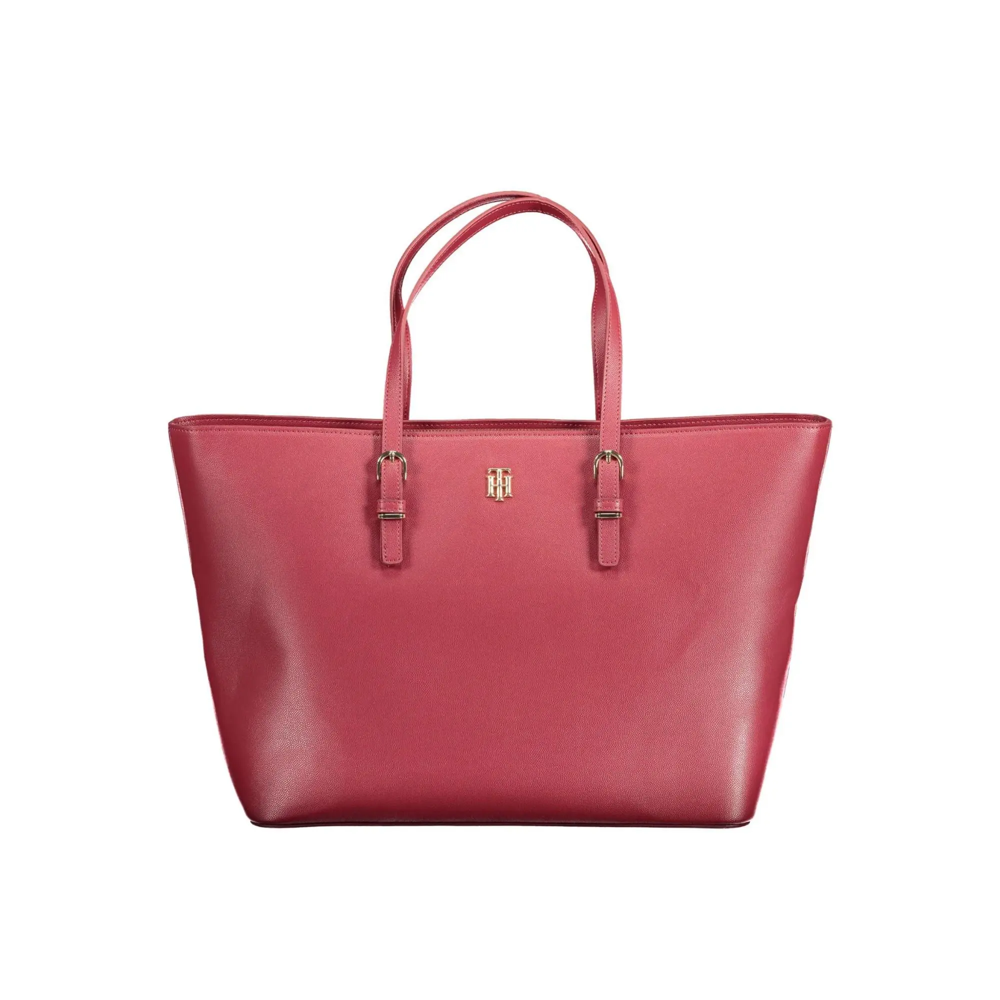 Tommy Hilfiger Red Polyurethane Handbag