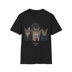 Funny Supernatural Cat Shirt, Supernatural Shirt, Dean Winchester Sam Winchester