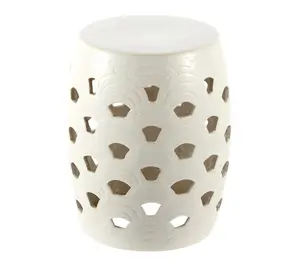 Amaissa, 15 Inch, Ceramic Garden Stool by Valerie Amaissa, 15 Inch, Ceramic Garden Stool by Valerie