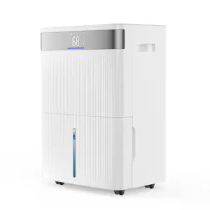 VEVOR 80 Pints Dehumidifier for Home & Basement, Drain Hose for Commercial & Industrial Use, Smart Humidity Control, Low Noise for Large Rooms, Warehouses, Bedrooms & Storage, Large Coverage,White