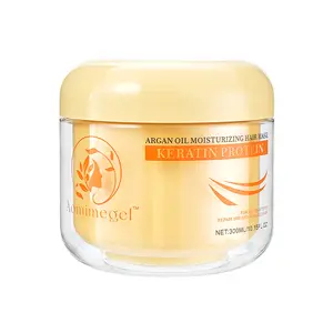 Aomimegel hair mask deeply repairs dry and damaged hair, making it smooth and shiny. Suitable for all hair types. 300ml, 10.15oz Protein Hair Cream Treatment