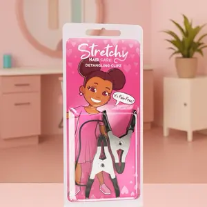 Stretchy Hair Care Detangling Clipz - Easy Detangling Clips for All Hair Types, Tender-Headed Approved, Pain-Free Hair Care