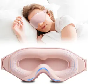 3D Sleep Eye Mask – Soft Contoured Sleeping Mask for Night & Travel, Comfortable Light Blocking Eye Cover for Better Rest