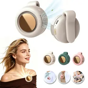 Portable Silent Mini Bladeless Fan, 3-Speed Adjustable Hanging Waist Fan, Phone Cooling & Personal Fan, 360° Rotation, Rechargeable Handheld Turbo Fan for Outdoor Travel, Ideal Gift for Mother's Day
