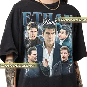 Ethan Hunt Tom Cruise Unisex Softstyle Vintage Shirt, Gift For Woman and Man Unisex T-Shirt