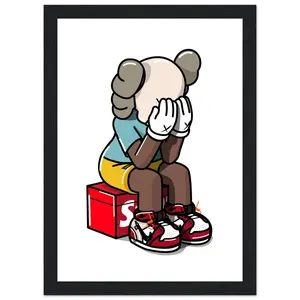 Supreme - Kaws - Poster - High Quality - Wall Art - Decoration - Gift For Fan