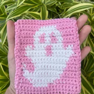 Crochet Ghost tapestry