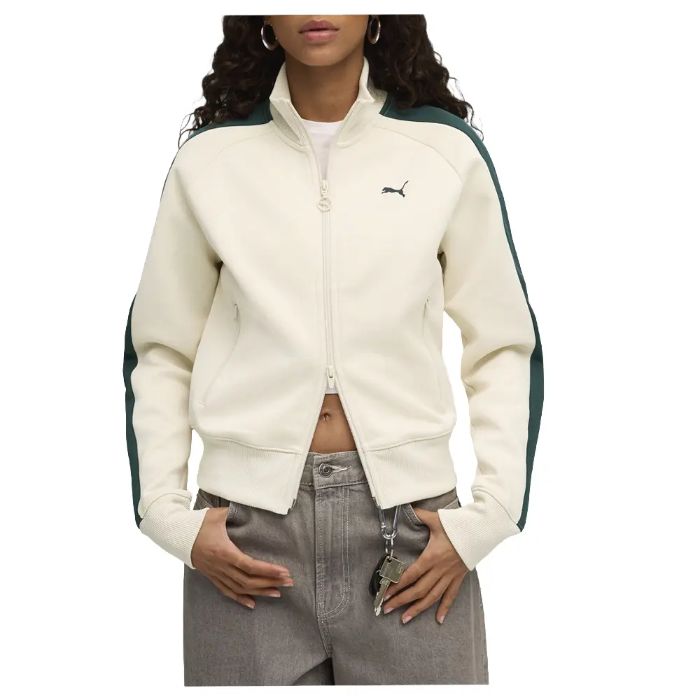 PUMA Womens T7 Always On Athletic Outerwear Casual - White