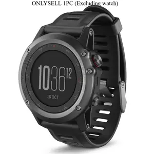 26mm Width Outdoor Sport Silicone Replacement watch Strap for Garmin Fenix 3/ 3 HR Smartwatch Strap