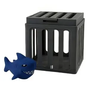 Ocean Rescue Team Cartoon Dive Cage with Sea Animals, Adjustable Rescuing Action, Ideal for Kids Pool Parties, Bath Time Fun, Parent-Child Games