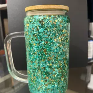 16oz Glitter Cup