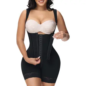 Curveshe New Tummy Control Front Zipper Mid Thigh Shapewear