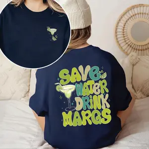 Save Water Drink Margs Sweatshirt, Drinking Sweatshirt, Margarita Lover, Tequila Lover Gift, Save Water Sweatshirt, Summer Vibes, Funny Gift