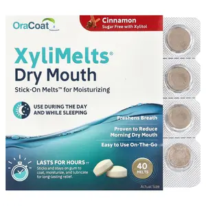 OraCoat XyliMelts® Dry Mouth, Cinnamon, 40 Melts