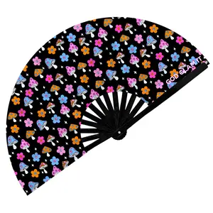 Daisu Chain UV Reactive EDM Rave Clack Folding Hand Fan - God Glam It fan  clackers