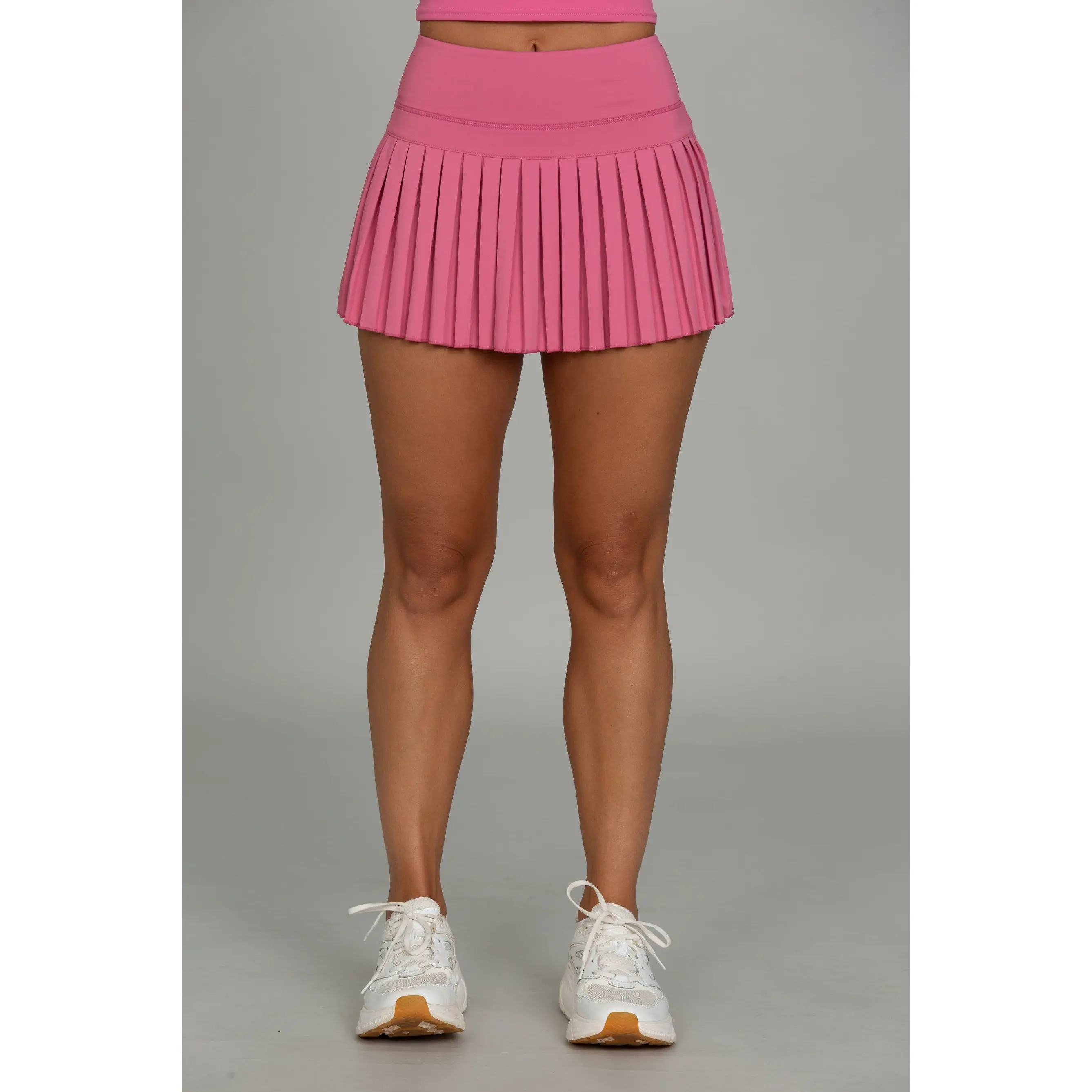 Magenta Pleated Tennis Skirt