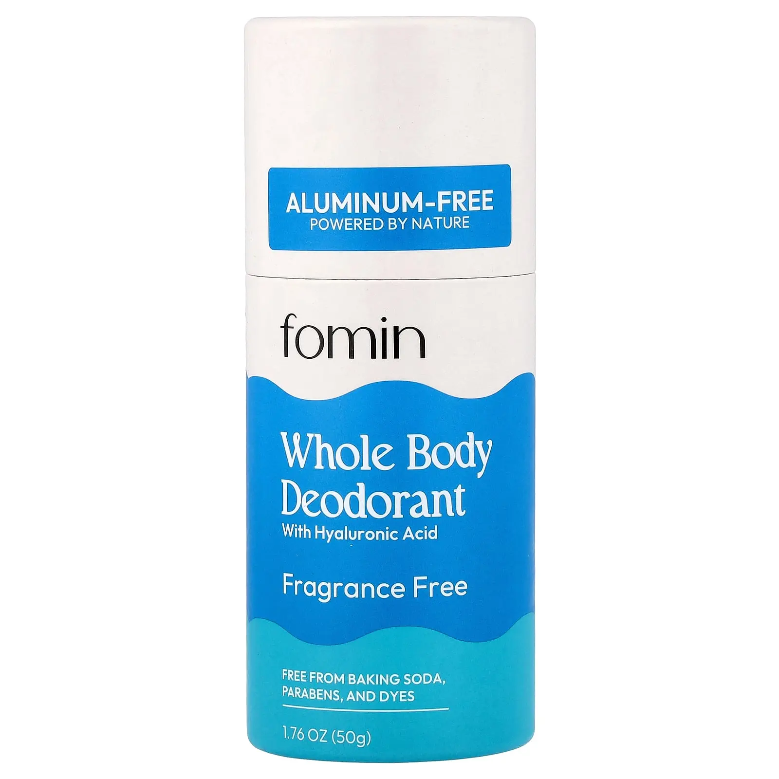 fomin Whole Body Deodorant, Aluminum-Free, Fragrance Free, 1.76 oz (50 g)