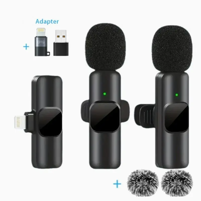 Professional Wireless Lapel Microphone - USB Rechargeable, Plug-and-Play, C-Interface Compact Vlogging Equipment with ABS, Windows Compatibility for iPhone 15 Pro Max, Smartphone, Camera Video Recording - Phone Audio Accessory, Gift for Mums