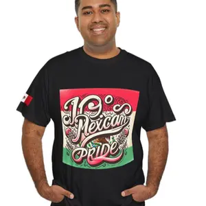 Mexican Pride Tee Streetwear Tshirt Comfort Shortsleeve Top