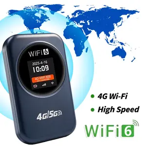 Portable 4G WiFi Hotspot, Pocket Size Plug & Play Hotspot, Easy Connection, Supports Multiple Devices, Stable Internet for Travel, Camping & Remote Work