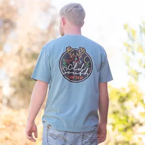 Neon Deer Sign - Short Sleeve