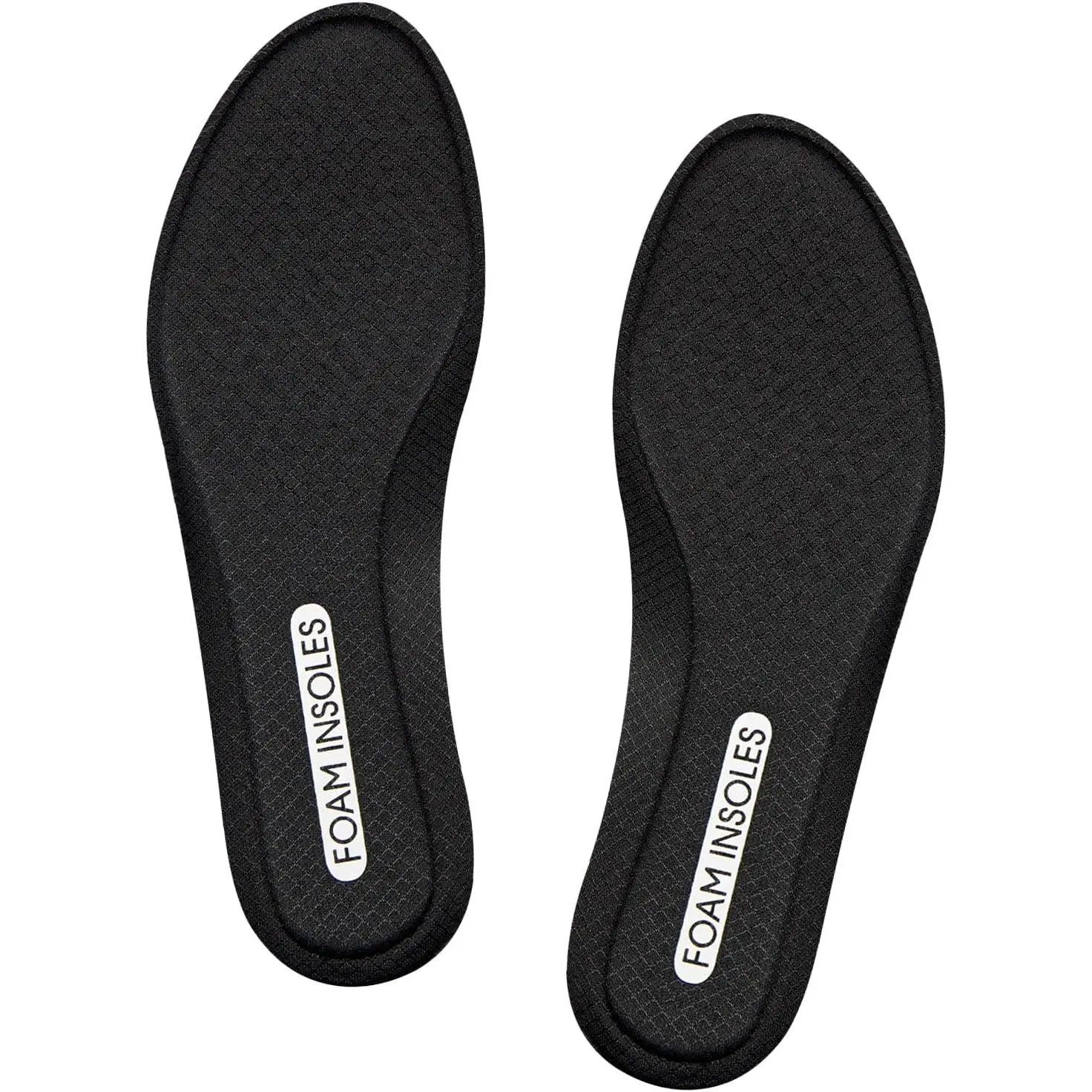 Shoe Insoles for Skechers Shoes - All Seasons Black Memory Foam Replacement Inserts, Unisex Sizes for Women's Sneakers & Bedroom Footwear, Multipack Pads