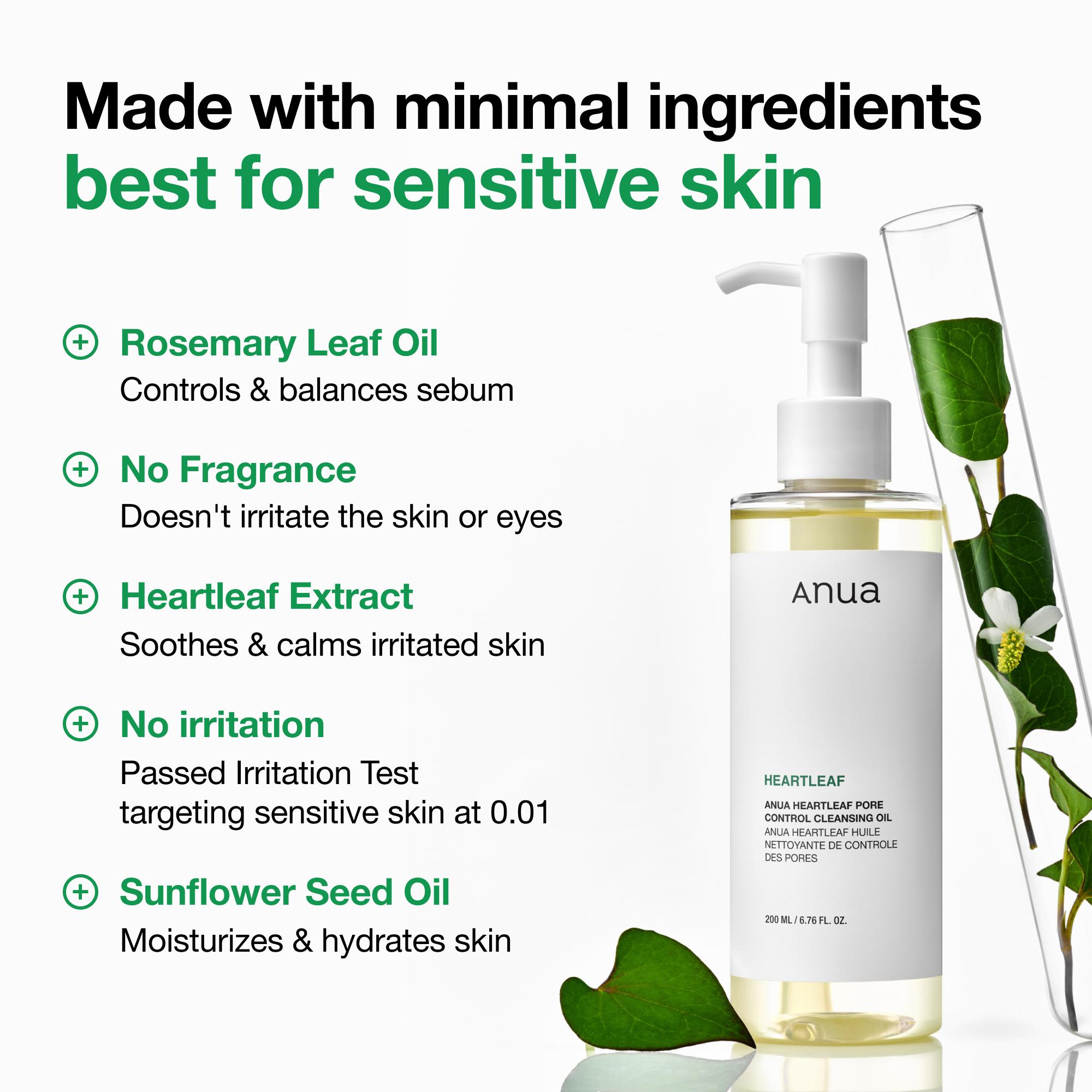 [Anua] Anua Essential Trio (Oil Cleanser + Deep Cleansing Foam + Calming Toner)｜Gentle Korean Skincare, Facial cleanser