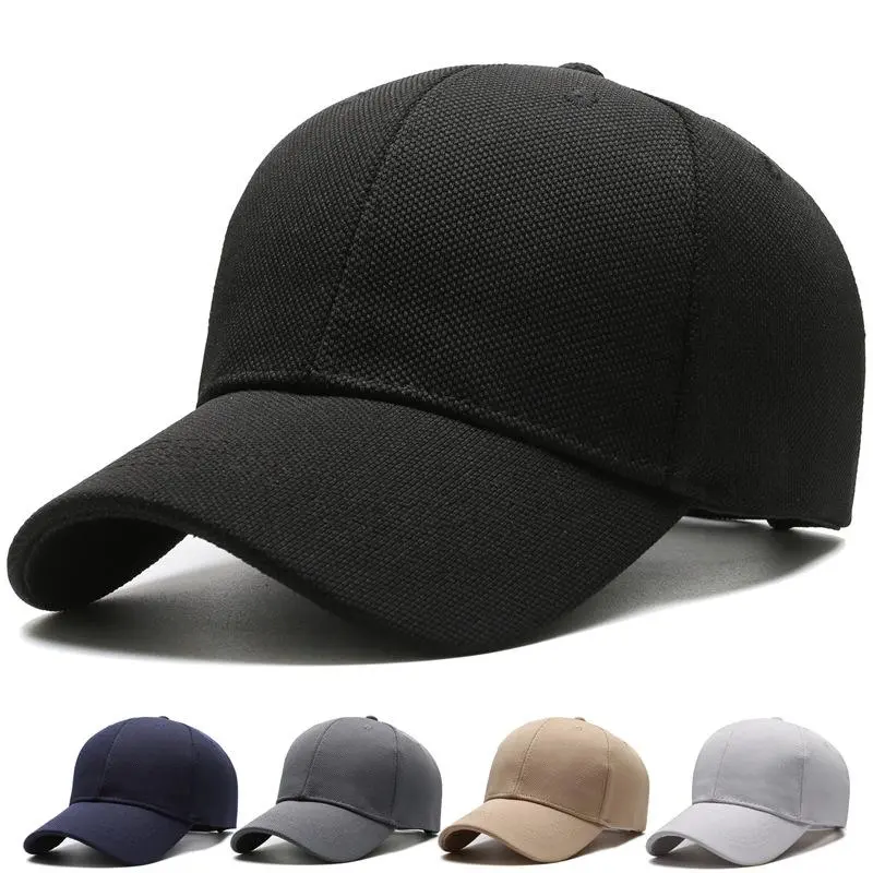 Unisex 2-Piece Adjustable Polyester Baseball Style Cap Hats, Pineapple Print Sun Protection Large Head Fit (28x18x12cm) with Black White Grey Navy Khaki Options for Casual Wear, Large Head Hats, Casual Outdoor Hat