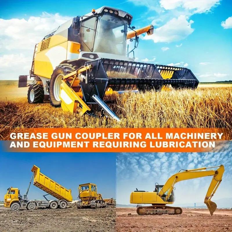 Butter gun nozzle head, locking clamp oil nozzle, high-pressure butter gun, hose nozzle tip, electric/pneumatic accessories