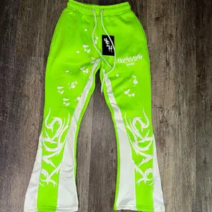 “Slime Green & White” Stacked Flares