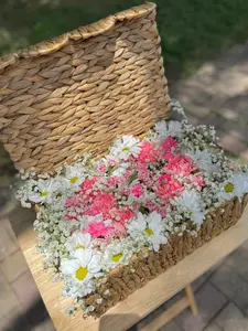 Gender Reveal Bouquet Basket