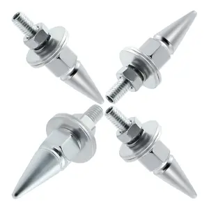 Spike License Plate Bolt 4 count Decorative License Plate Screw Fasteners Kit  Alloy Fit       Accessories ()