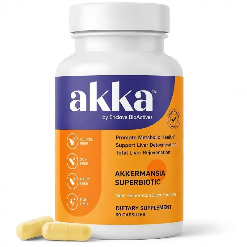 AKKA - Akkermansia Probiotic Liver Cleanse Detox & Repair - Liver Health Supplement for Energy