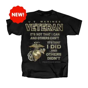 U.S. Marine Corps Veteran T-Shirt, USMC Veteran T-Shirt, US Marines Semper Fi Patriotic T-Shirt, US Marines Veteran T-Shirt, Marines Vet Tee marine corp