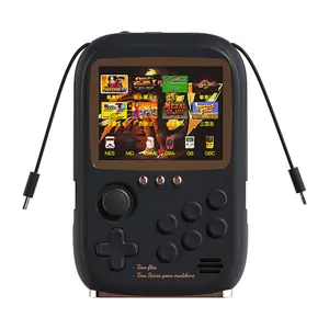 Game Console Power Bank with Cable Portable Power Bank Nostalgic Arcade Handheld Game Console