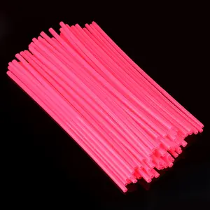 72-Piece Motorcycle Spoke Leather - Wheel Covers for Off-Road Bike Protection (Rose Red)