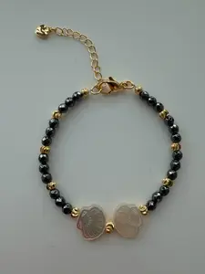 Baroque Pearl Shell Bracelet, Elegant Jewelry Accessory, Unique Handmade Design, Perfect Gift for Special Occasions