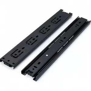 Full Extension Ball Bearing Drawer Slide, 1 Pair Durable Drawer Slide, Furniture Hardware for Home Office