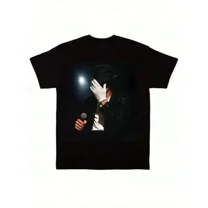 Classic Michael Jacksons King Of Pops-Shirt,Men Fashion Rock-Shirt,%25 Cotton-Shirt,Suitable Fans,& Holiday Men And Women Graphic Tee, Music,MICHAEL JACKSONS V4 TEE Vintage Graphic 90s Tee, Hop Streetwear Unisex Woman And Man Unisex Him Her, Y2K Style,Ja