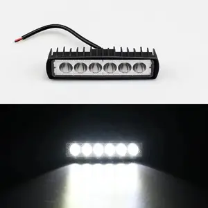 Car LED Work Light Strip Lamp 6000k Diffused Beam Off-Road Car Headlight Bicycle Light 12V Driving Fog Light Direction Indicator