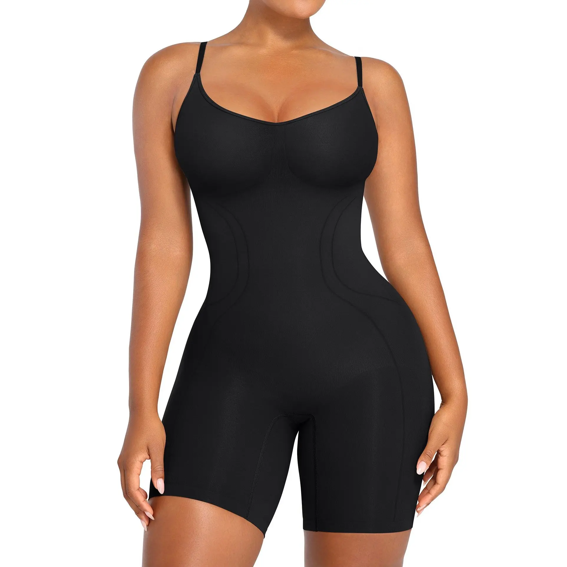 Shapellx Women's Soft Stripes Shapewear Smooth Seamless Comfort Womenswear Essential Love Piece Underwear Shapellx Women's Soft Stripes Shapewear Smooth Seamless Comfort Womenswear Essential Love Piece Underwear
