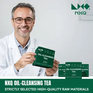 NXQ-28 Health Tea - Natural Organic Flower Tea with 10 Tea Bags, 9 Herbal Essences, Multi-Petal Red Rose, Tartary Buckwheat, Cassia Seed & More matcha powder arizona green tea yerba magic peach mango yerba mate tea packets Vegan Beverage