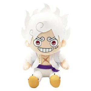 ONE PIECE - LUFFY GEAR 5 GRIN SITTING POSE PLUSH 12"