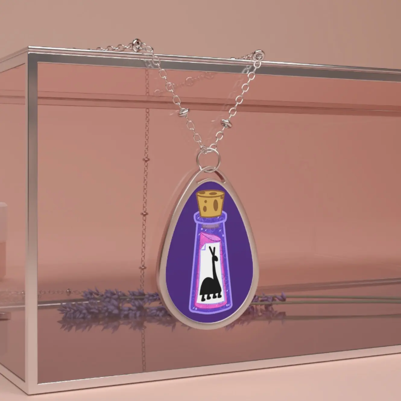 Llama poison necklace