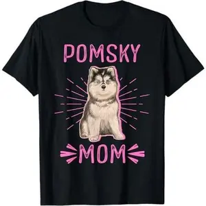 Pomsky Mom | Pomskies Dog Owner Pomsky T-Shirt