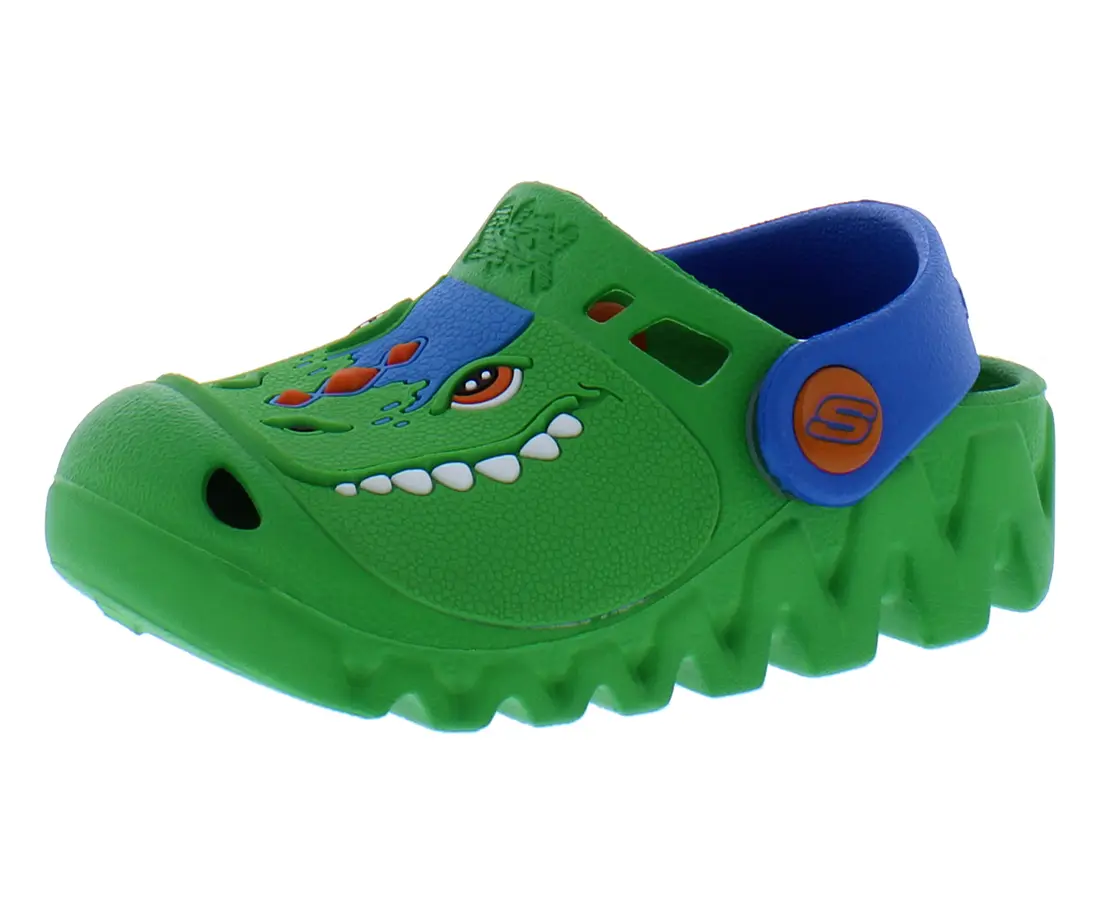 Skechers Boys' Foam-Soled Foamie Clog Shoes, Casual Slip-On for Kids - Sold as a Single Shoe in Kids Size, Foam Sole, Flexible Sole Kid's Sneakers