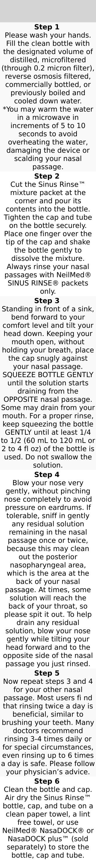 NeilMed Sinus Rinse 100 Regular Premixed Packets - Soothing Saline Nasal Wash for Allergies & Congestion - Preservative-Free, pH Balanced NeilMed Sinus Rinse 100 Regular Premixed Packets - Soothing Saline Nasal Wash for Allergies & Congestion - Preservative-Free, pH Balanced
