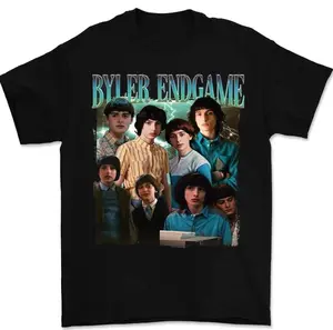 Byler Endgame Vintage Bootleg T-Shirt, Stranger-Inspired Mike & Will Graphic Tee, Retro Fan Streetwear, For Men, For Women 6